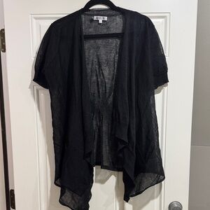 Jennifer Lopez Gray Sheer Cardigan